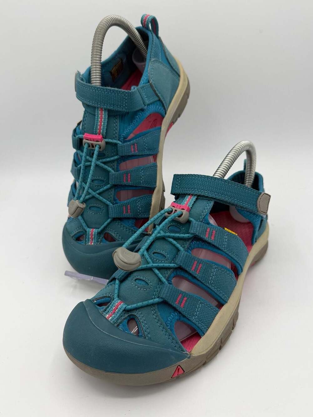 KEEN Big Kids Newport H2 Waterproof Hiking Sandals Legion Blue/Hot Pink US 5